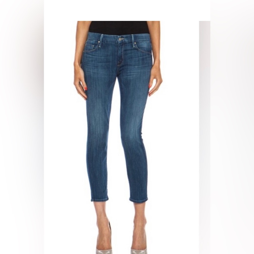 MOTHER JEANS THE LOOKER CROP in Leaving Paradise Wash. Size: 26